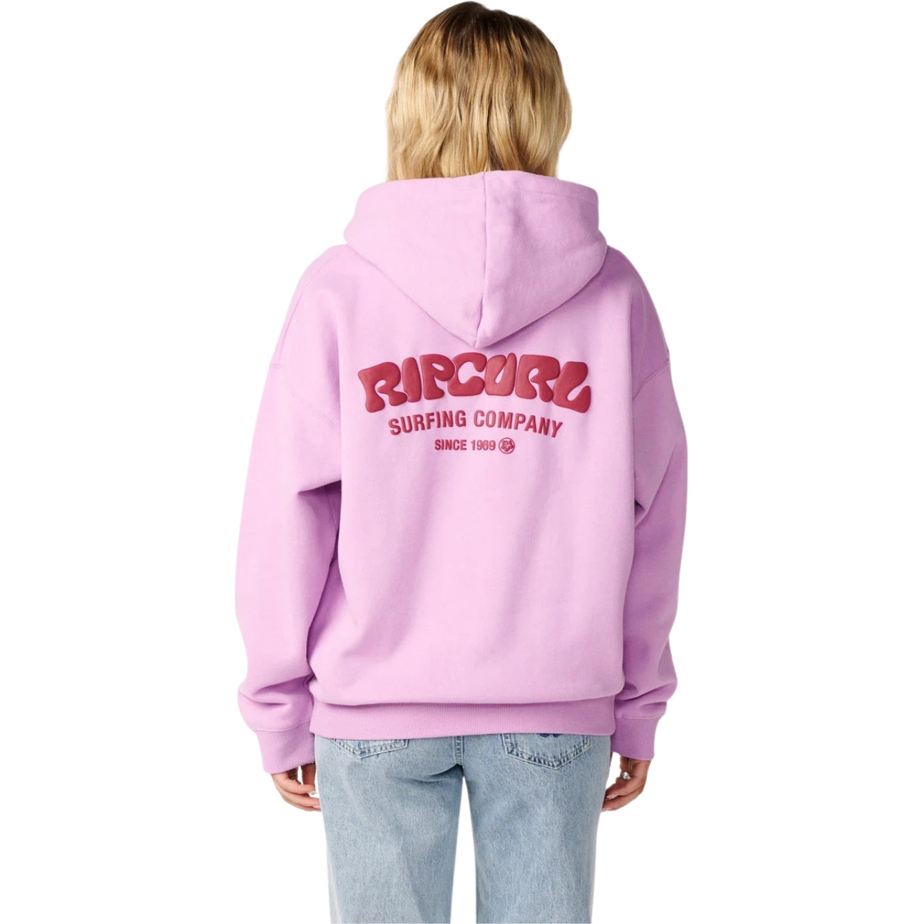 2026 Rip Curl Womens Surf Puff Heritage Hoodie 06AWFL - Bright Lilac